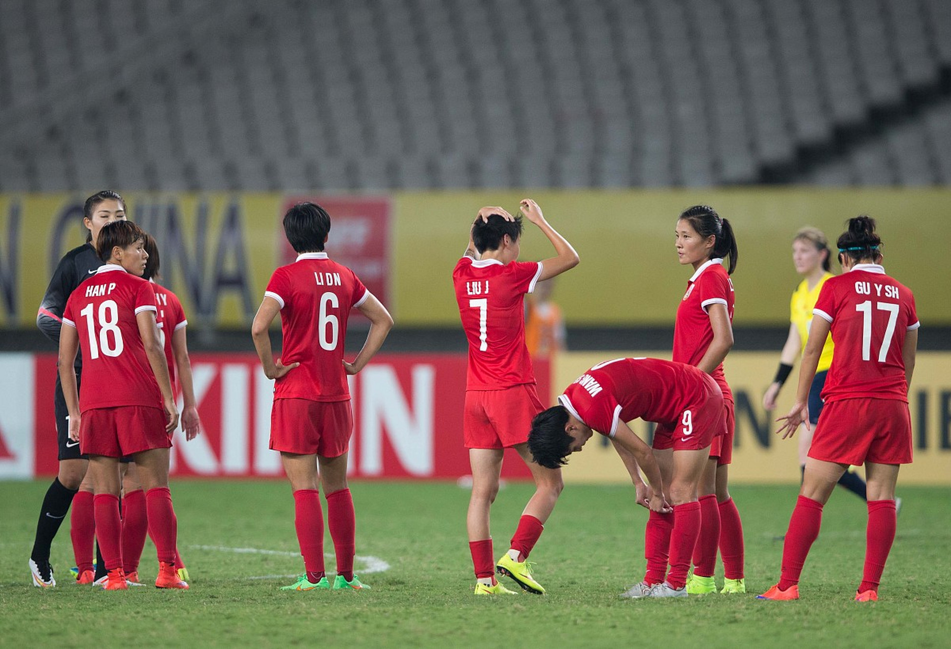 包含中国女足备战大赛，各项准备工作有条不紊的词条